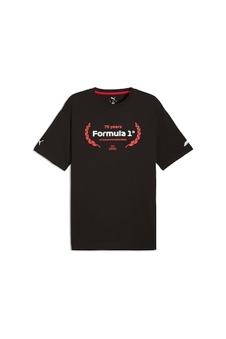 Puma F1 Essentıals Graphıc Erkek Tişört 632652 01 SIYAH