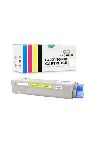Proprint Oki Uyumlu C612-46507517 Sarı Toner - C612