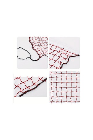 Willowhaven Kırmızı Standart Badminton Filesi 240.16x29.92 Inch İç Ve Dış Mekan Kullanımı