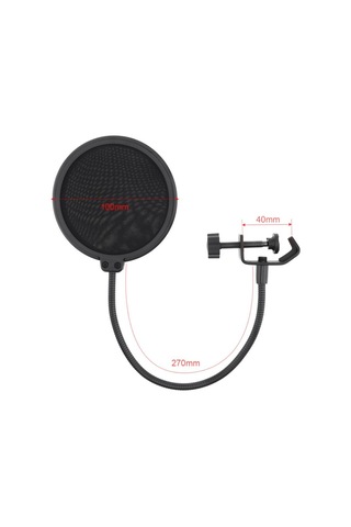 Jms Canlı Yayın Stüdyosu Konuşma Kaydı İçin Çok Fonksiyonlu Mikrofon Tutucu Braketi Ve Masa Klipsi