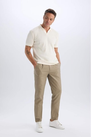 DeFacto %100 Pamuk Relax Fit Rahat Kesim Düz Paça Keten Görünümlü Yazlık Kumaş Pantolon D4251AX25SMBG755