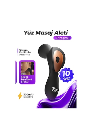 7GO 7GMG10 Titreşimli Yüz Masaj Tabancası – Cilt Bakımı, Rahatlama ve Şişlik Azaltma İçin 10 Modlu P