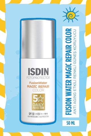 Isdin Fotoprotector Fusion Water Magic Repair Color SPF50 50 ML