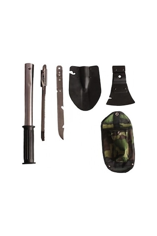 Çok Fonksiyonlu - Taşınabilir - Kürek - Balta - Testere - Bıçak T Antrasit