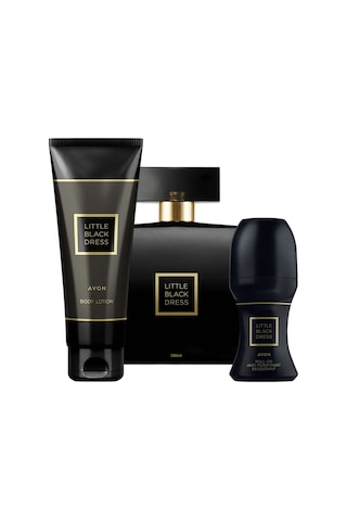 Little Black Dress Kadın Parfüm Krem Rollon Seti Çiçek