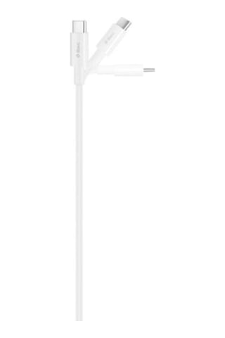 Usb-c - Usb-c 150cm Uyumlu 100w Pd/qc Hızlı Şarj/data Kablosu Beyaz