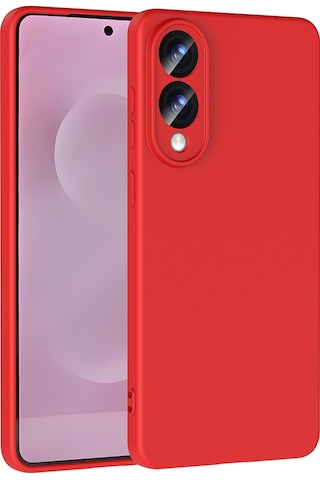 Samsung Galaxy Uyumlu S25 Edge Kılıf Zore Mara Lansman Kapak Kırmızı