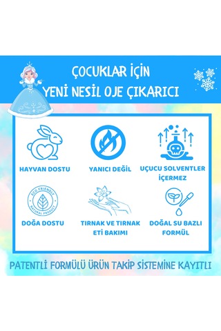 Freshup Yeni Nesil Çocuk İçin Oje Çıkarıcı Naturel 10 ML