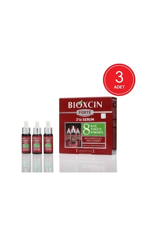 Bioxcin Forte Saç Dökülmelerine Karşı Besleyici Saç Serumu 3 x 30 ML