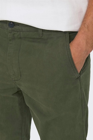 Only & Sons Onslou Taper 0194 Pant Erkek Yeşil Pantolon - 22030240 Yeşil