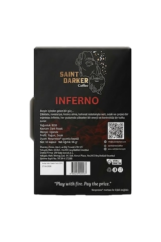 Saint Darker Inferno Kapsül Kahve
