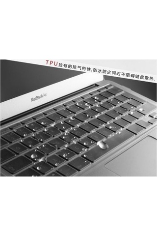 Macbook Uyumlu Si̇Li̇Kon Klavye Koruyucu Tr Türkçe