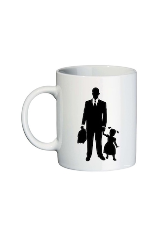 Kız Çocuk Babasına Hediye Isimli Working Dad Kupa Bardak