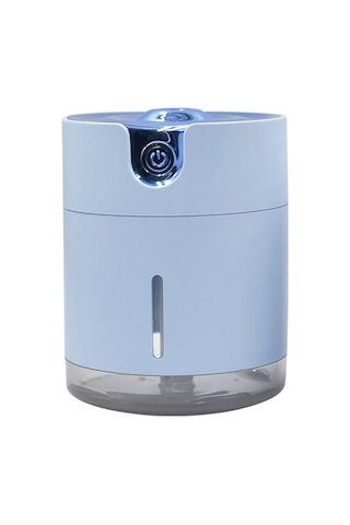 Wt-h16 Usb Şarjlı Su Desenli Atomize Nemlendirici, Renkli Gece Işıkları, Su Tankı Kapasitesi: 300 Ml Mavi