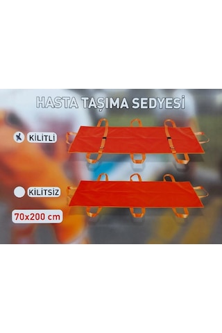 Hasta Taşıma Transfer Sedyesi Emniyet Kilitli