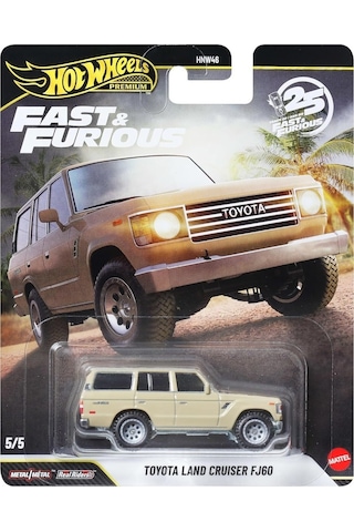 Hot Wheels Premium Series 25.yıl Özel Fast & Furious Toyota Land Cruıser Fj60 Hnw46 - Jhw76 Çok Renkli Hot Wheels Premium Series 25.yıl Özel Fast & Furious Toyota Land Cruıser Fj60 Hnw46 - Jhw76 Çok Renkli