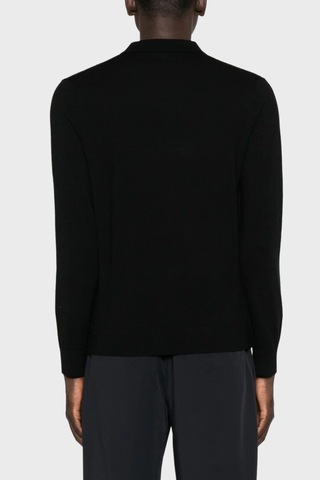 Emporio Armani Erkek Polo Yaka Kazak Em002479 Af19543 Uc001 Siyah Siyah