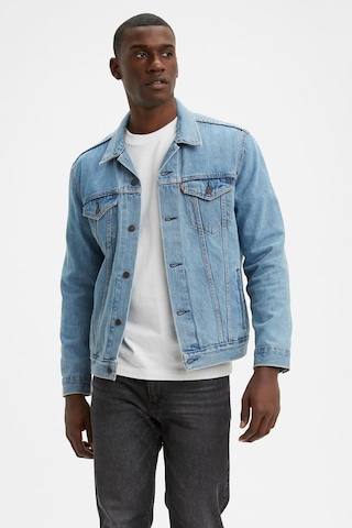 Levi's Erkek The Trucker Jacket Light Stonewash Açık İndigo Erkek Trucker 7233401310-11574 Indıgo