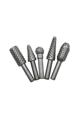 5 Parça Döner Törpü Tahta Ahşap Oyma Hobi Seti Matkap için