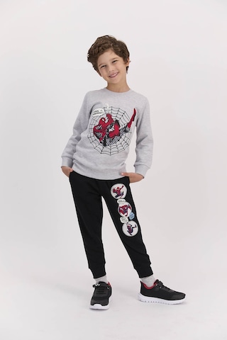 Spiderman Lisanslı Cool It Web Head Grimelanj Erkek Çocuk Eşofman Takımı Gri