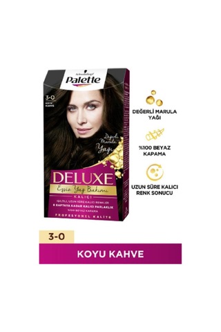 Palette Saç Boyası 3 - 0 Koyu Kahve 6281031271674