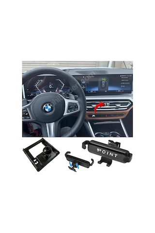 Bmw 3 Serisi Araca Özel Cep Telefon Tutacağı Robotik Oynar Başlıklı 2023 Sonrası Profesyonel Ürün Siyah