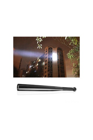 Tenfowee Alüminyum Allyum Kalem Feneri, Led Işık Kaynağı, Beyzbol Sopası Deseni, 39cm, 200-500m Işık Mesafesi, Ev, Outdoor, Acil Durumlar İçin Pil Dahil Değil Çok Renkli