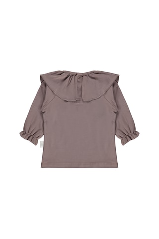 Civil Baby Tavşan Baskılı Kolu Büzgülü 6-18 Ay Sweatshirt - Kahverengi