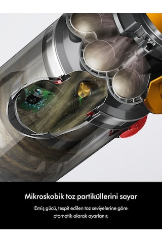Dyson V12S Detect Slim Submarine Islak Kuru Şarjlı Dikey Süpürge