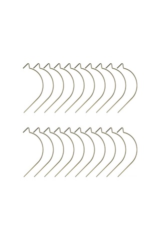 Kosona 20 Adet Paslanmaz Çelik Duvar Kanca: Taşınabilir Ev Giyim Askı, Gips Duvarı İçin Delme Gerektiren Dayanıklı Metal Kanca