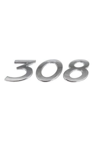 Bagaj Kapak Yazısı ( 308 ) Peugeot 308 2008-2013 8665Vg