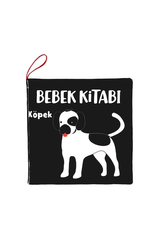 Tox Siyah Beyaz Evcil Hayvanlar Kumaş Sessiz Kitap T137 - Bez Kitap , Eğitici Oyuncak , Yumuşak Ve Hışırtılı