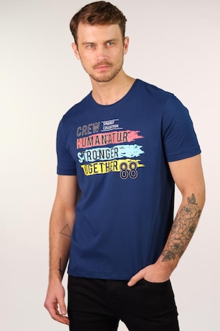 Arma Erkek Büyük Beden Bisiklet Yaka Tişört Y22374868101 İndigo