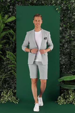 Efor C 640 Slim Fit Gri Spor Ceket Gri