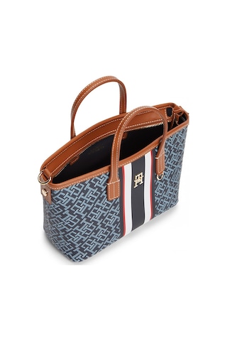 Tommy Hilfiger Th Monoplay Mını Tote Strıpe Le Kadın Mavi Çanta - Aw0aw18389