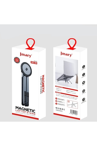 Jmary Ms-99 Ayarlanabilir Çok Fonksiyonlu Magnetik Apple Uyumlu MacBook Notebook Standı Siyah