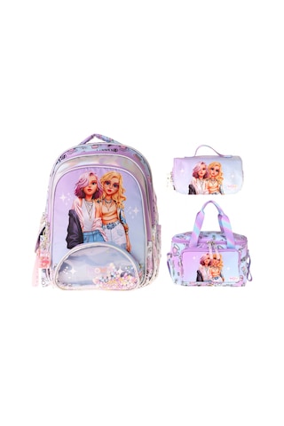 Wow Generation Üçlü İlkokul Okul Çanta Seti - Pembe - Friends Baskılı - Kız Çocuk - Setwg-w6054a
