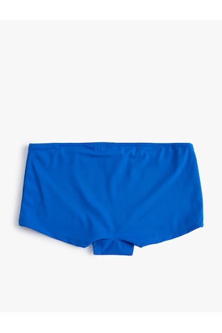 Koton Yüksek Bel Şortlu Bikini Altı Saks 4sak00050mm Saks Mavi