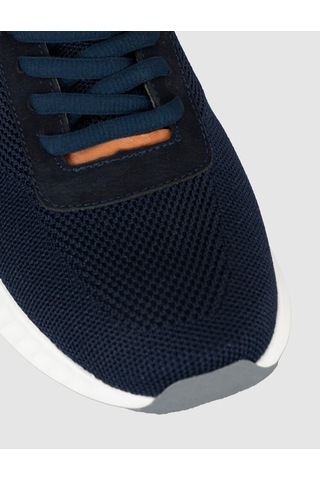 Cabani Erkek Triko Detaylı Kışlık Sneaker Lacivert