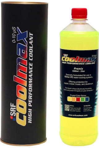 Srf Coolmax Bilgisayar Soğutma Sıvısı 1000ML Asit Sarı