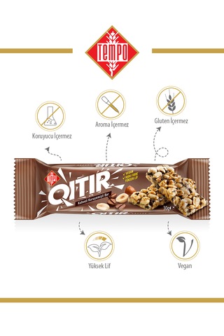 Kahveli Kuruyemişli Bar 30 G X 12 Adet