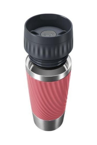 Tefal Travel Mug Termos Easy Twist Pastel Kırmızı 0.360 Lt