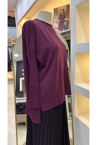 Nuss Triko Tunik Vişne K116