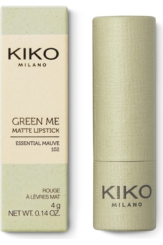Kiko Ruj Green Me Matte Lipstick 102 Essential Mauve