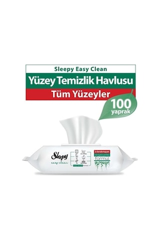 Easy Clean Premium Beyaz Sabun Katkılı Yüzey Temizlik Havlusu Mendili 3x100 300 Yaprak