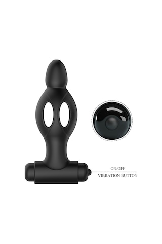 Hızlı Express Mr.Play 10 Titreşimli Süper Kalite Silikon Anal Vibratör Anal Tıkaç Mastürbatör