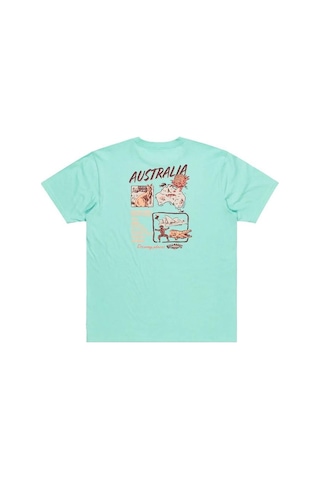 Billabong Dreamy Place Ss Erkek T-shirt Ebyzt00294-6516 Turkuaz