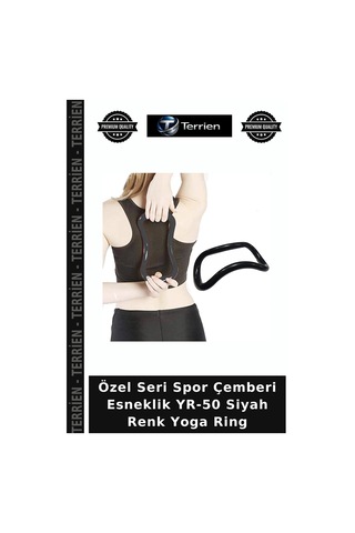 Özel Seri Spor Çemberi Esneklik Yr-50 Siyah Renk Yoga Ring