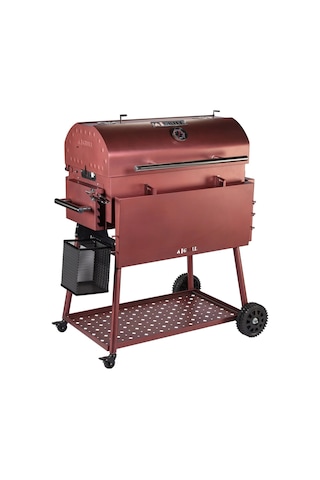 Igrıll Barbekü Elite 740 Mm Kömürlü Mangal Kırmızı