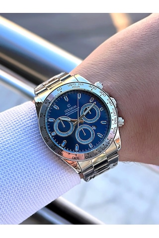 Coliseum Çelik Kordon Takvimli Kadran Kutulu Seri Erkek Kol Saati Ft.cls.e8743.l